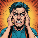 Illustration of a frustrated client looking at a computer showing an error message, symbolizing customer service challenges.